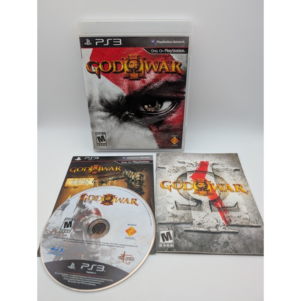 God Of War‎ 3 - Sony Playstation 3 - Sony PS3 - Tested - CIB - Complete NM Disc